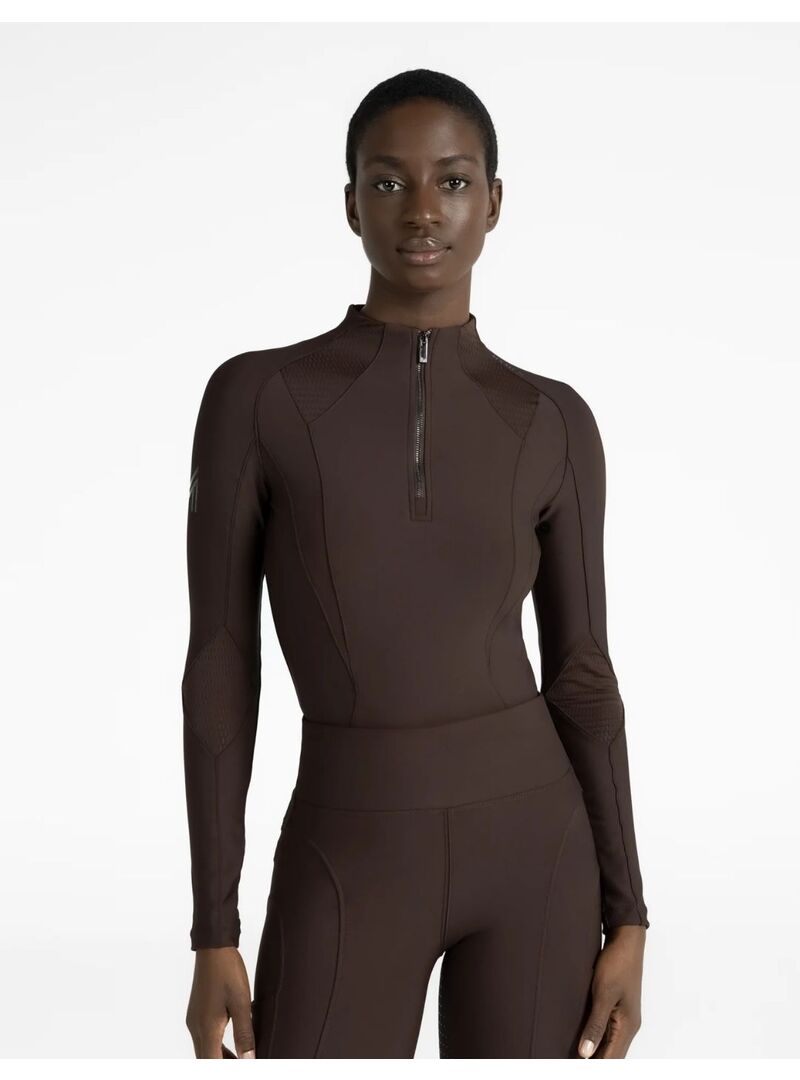 Base Layer Manga Larga Frame Mujer Maximilian Chocolate - Maximilian (7)