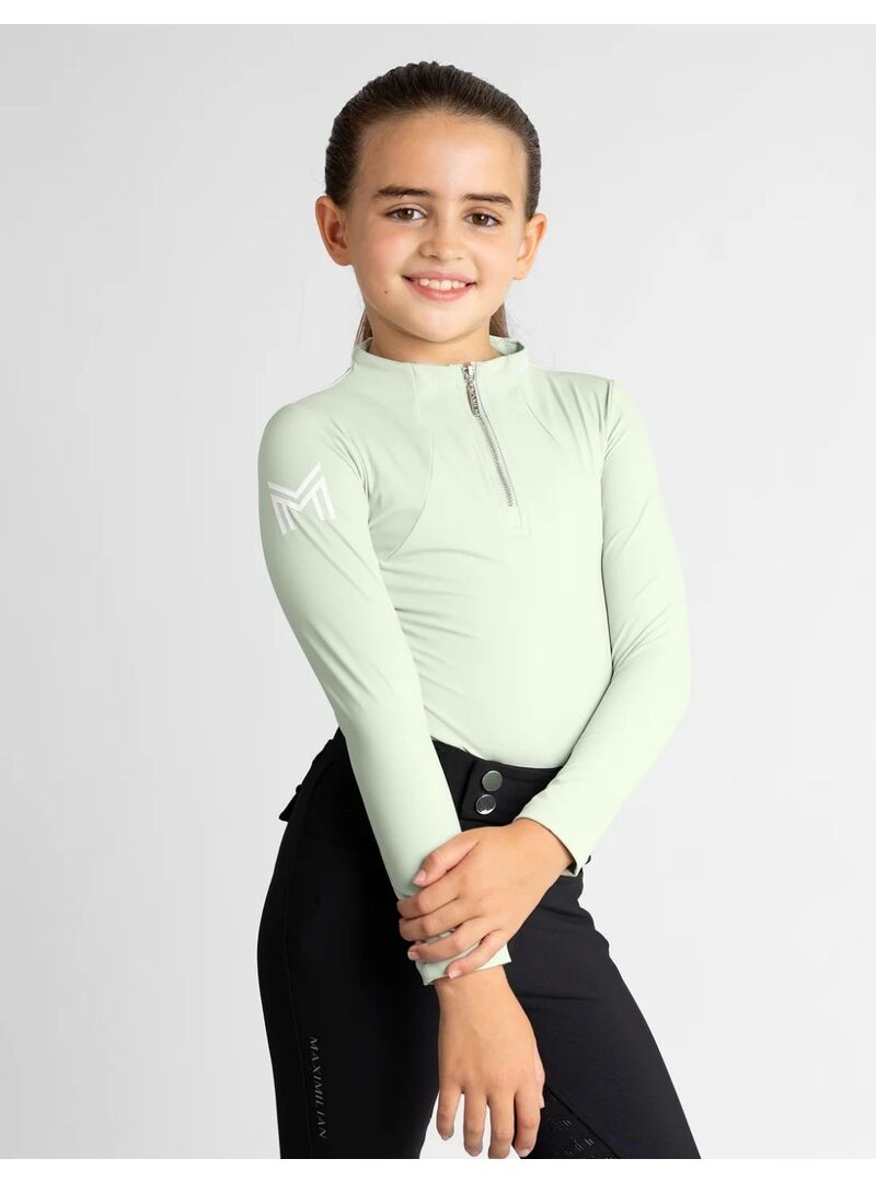 Base Layer Manga Larga Junior Maximilian Sage Green - Maximilian