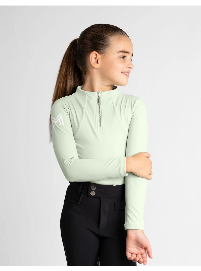 Base Layer Manga Larga Junior Maximilian Sage Green - Maximilian (2)