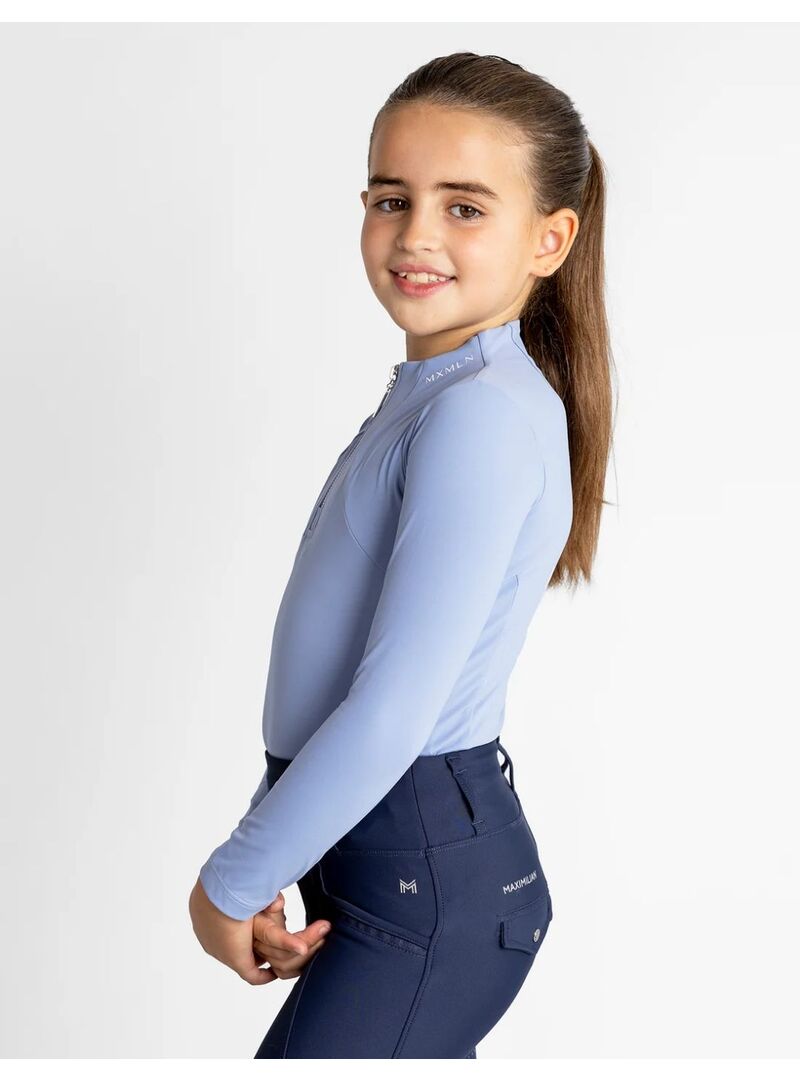Base Layer Manga Larga Junior Maximilian Iris Blue - Maximilian (2)