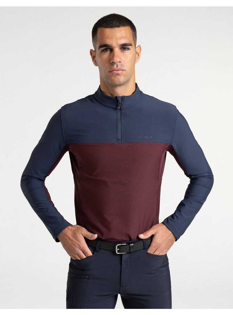 Base Layer Manga Larga Kent Hombre Maximilian Marino/Burdeos - Maximilian (2)