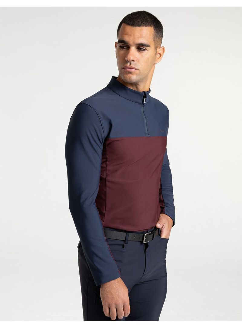 Base Layer Manga Larga Kent Hombre Maximilian Marino/Burdeos - Maximilian (4)