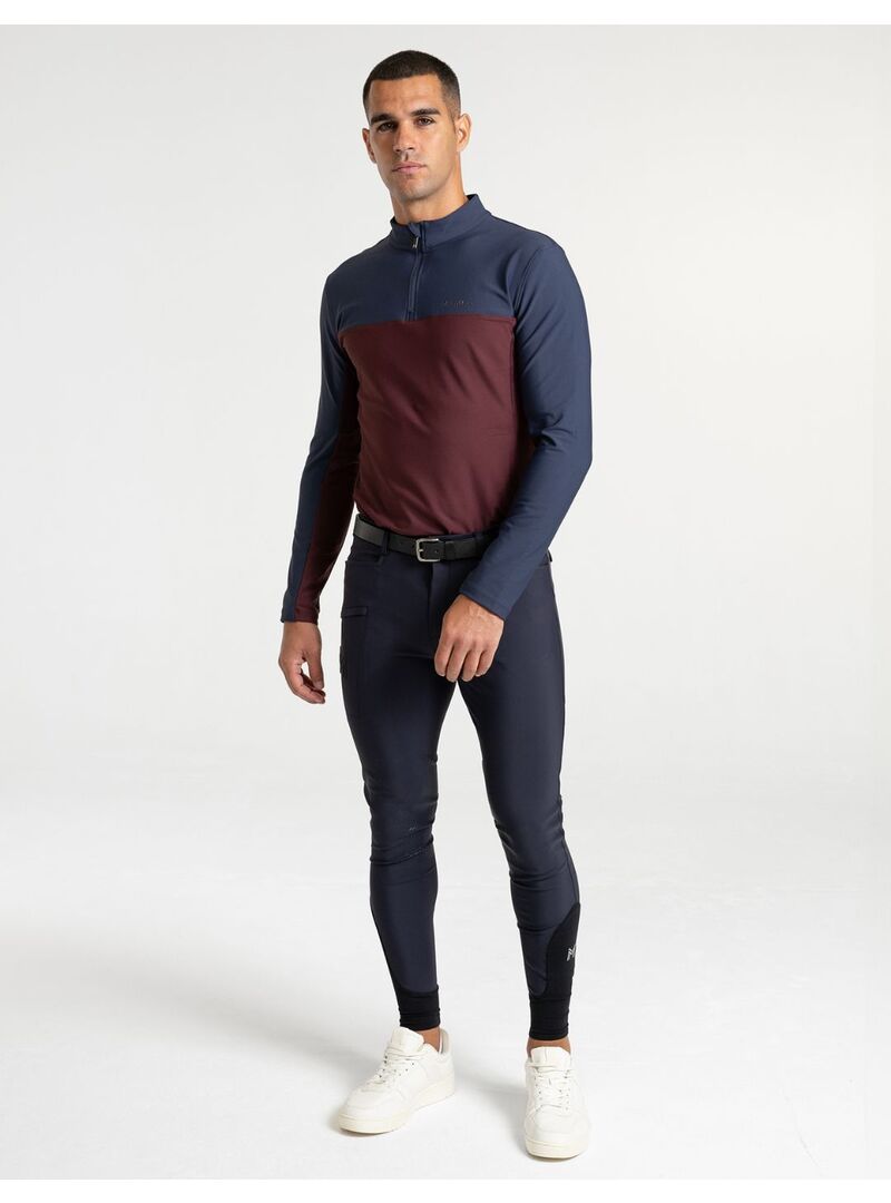Base Layer Manga Larga Kent Hombre Maximilian Marino/Burdeos - Maximilian (9)