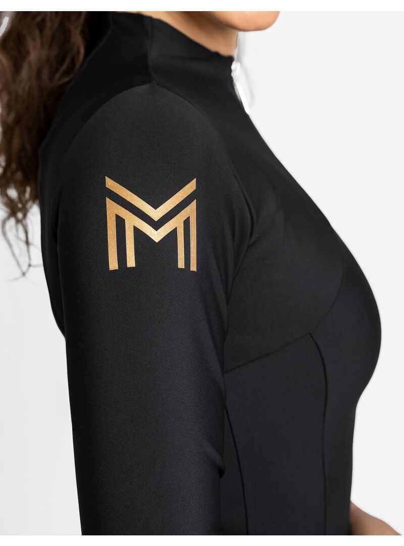Base Layer Manga Larga Mujer Maximilian Negro/Dorado - Maximilian (2)
