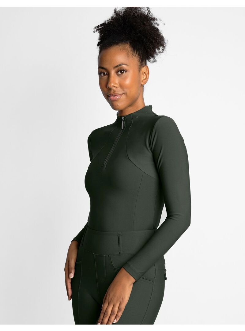 Base Layer Manga Larga Mujer Maximilian Hunter Green - Maximilian (2)
