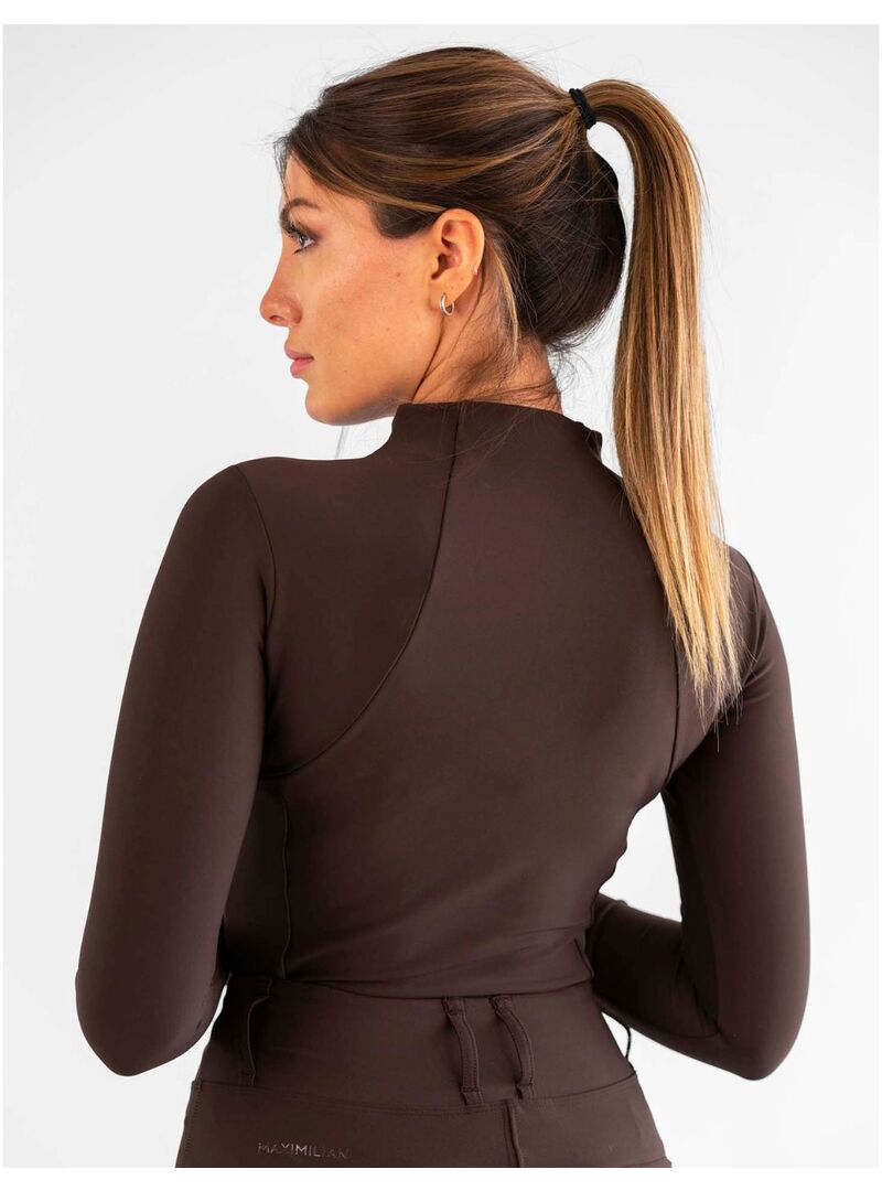 Base Layer Manga Larga Mujer Maximilian Chocolate - Maximilian (2)