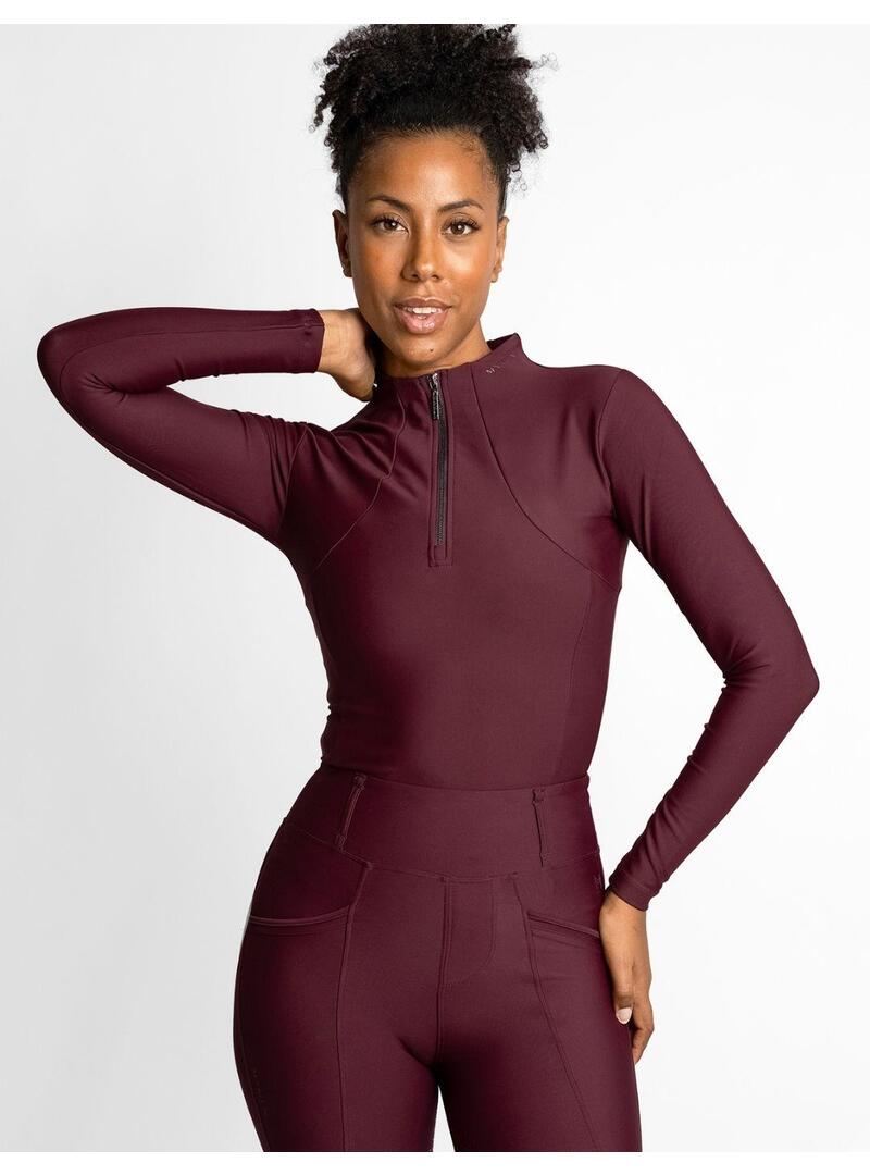 Base Layer Manga Larga Mujer Maximilian Burdeos - Maximilian (2)