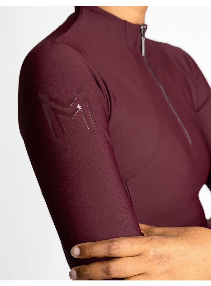 Base Layer Manga Larga Mujer Maximilian Burdeos - Maximilian (7)