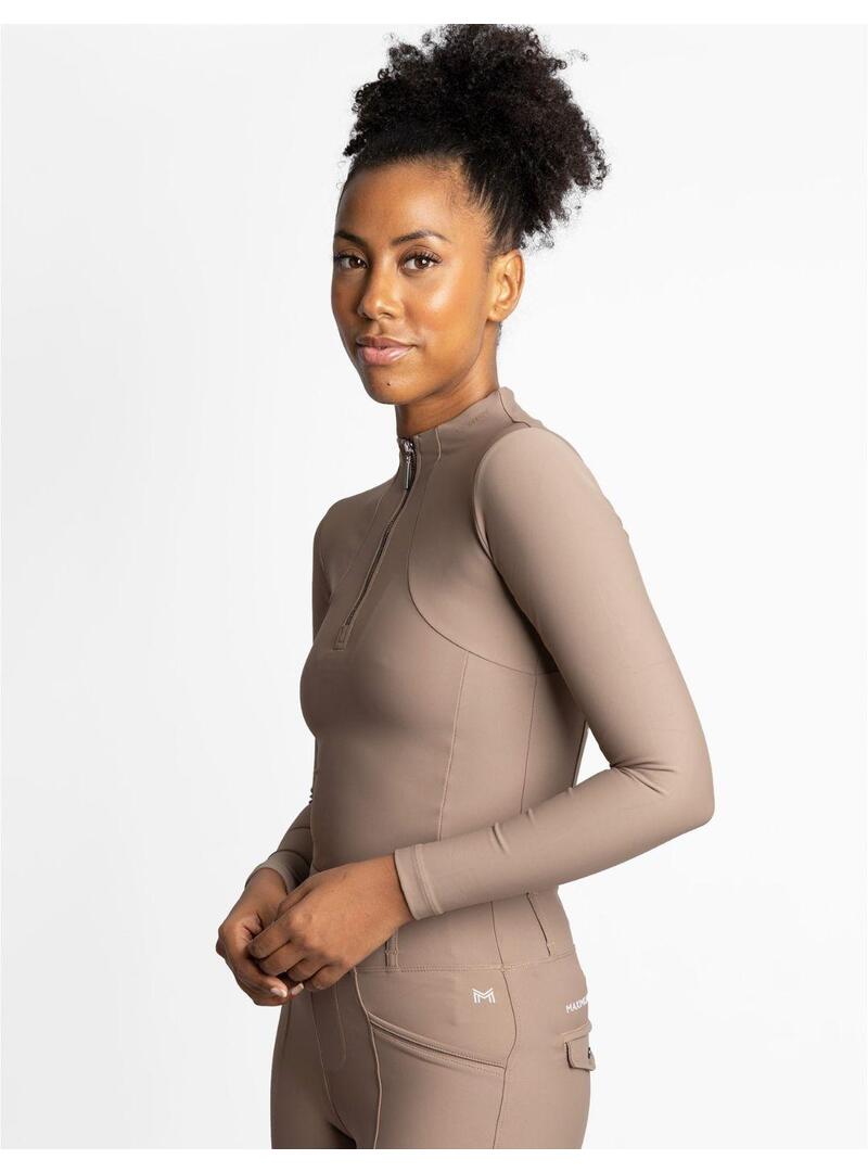 Base Layer Manga Larga Mujer Maximilian Nougat - Maximilian (2)