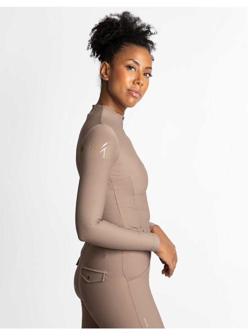 Base Layer Manga Larga Mujer Maximilian Nougat - Maximilian (3)