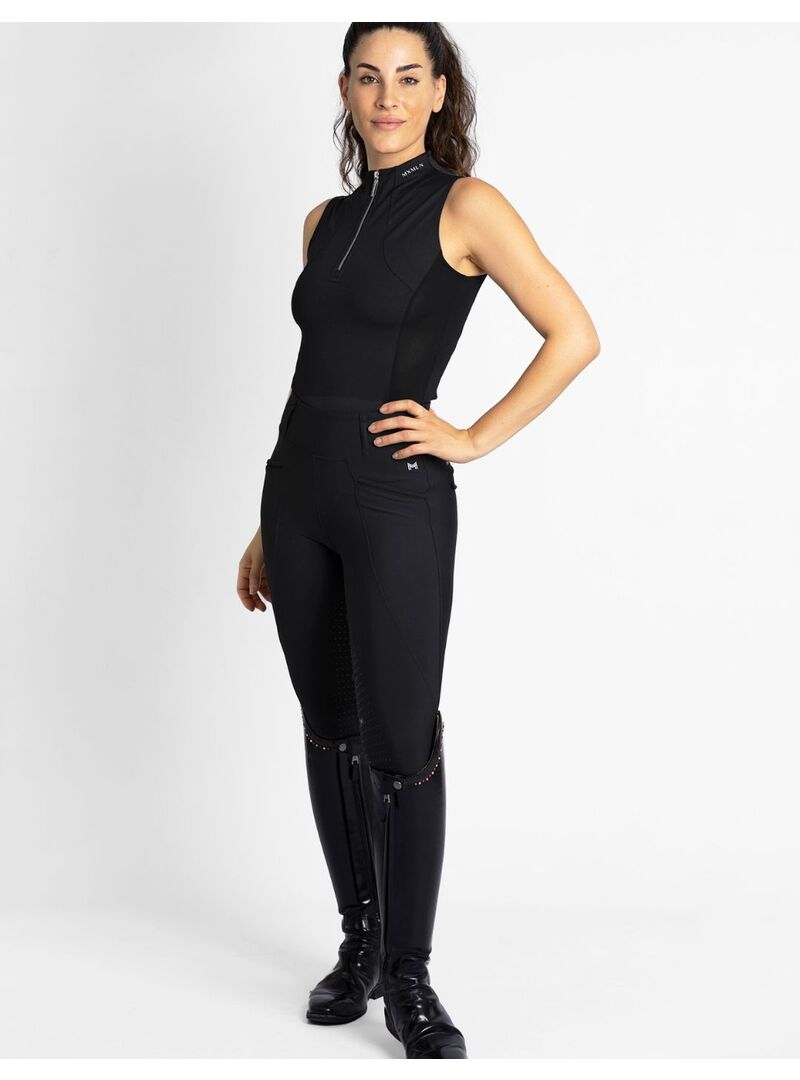 Base Layer sin Mangas Mujer Maximilian Negro - Maximilian (6)