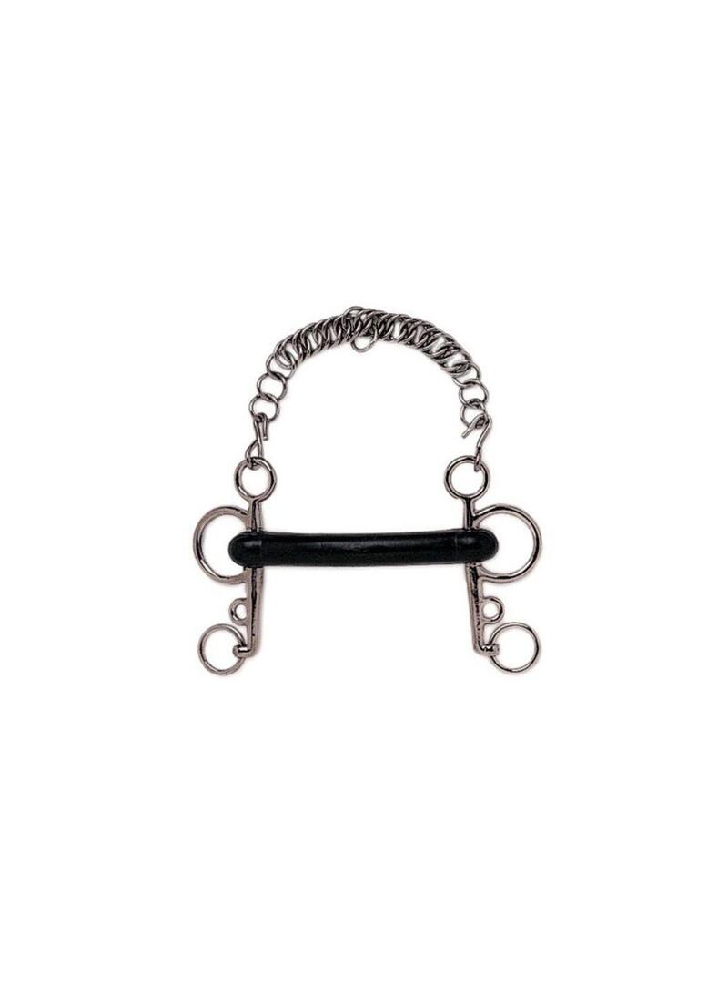 Bocado Sefton Pelham Recto Goma Blanda - Sefton