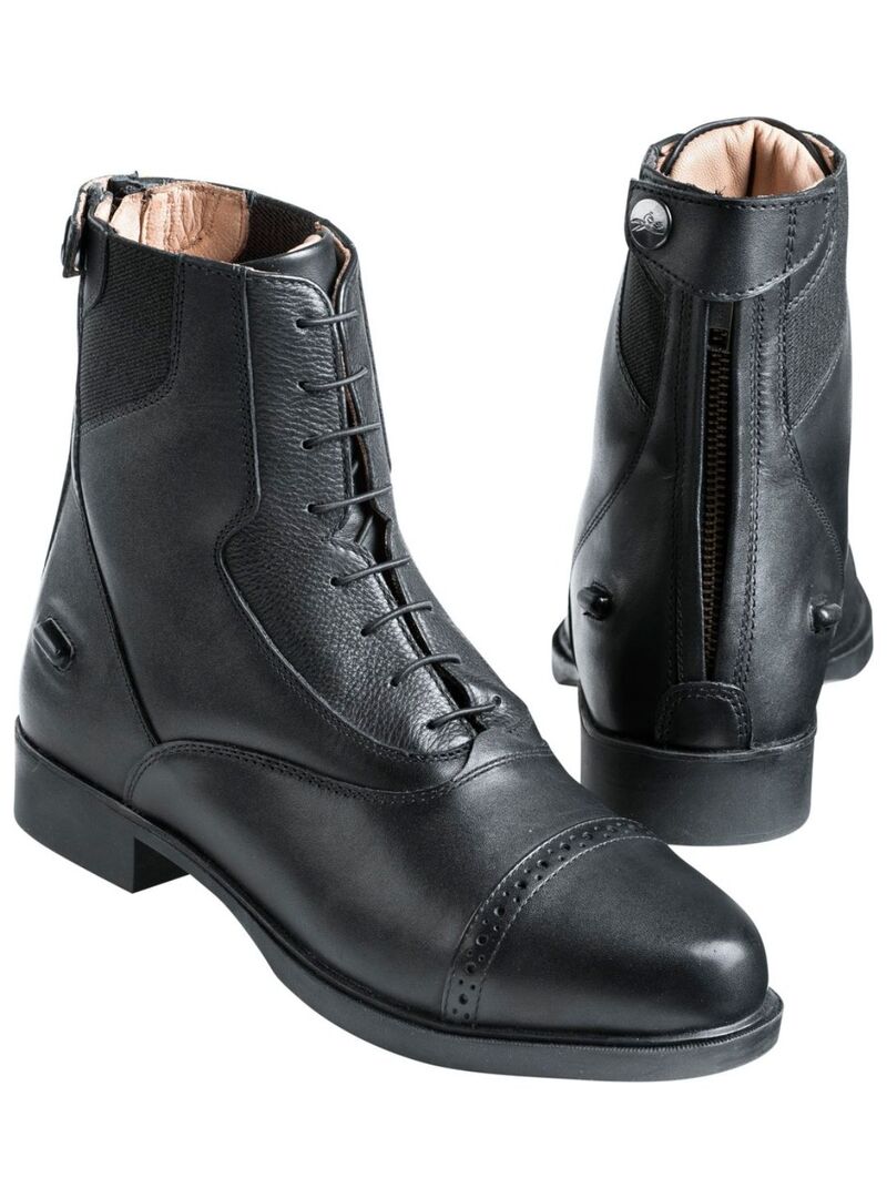 Botines Equithème “Confort Extreme” con Cordones Negro - Equitheme