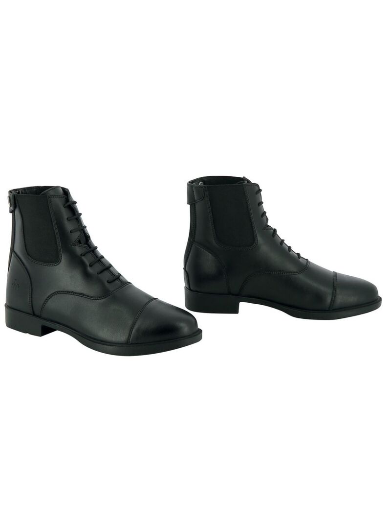 Botines Sintético con Cordones Riding World Negro - Riding World
