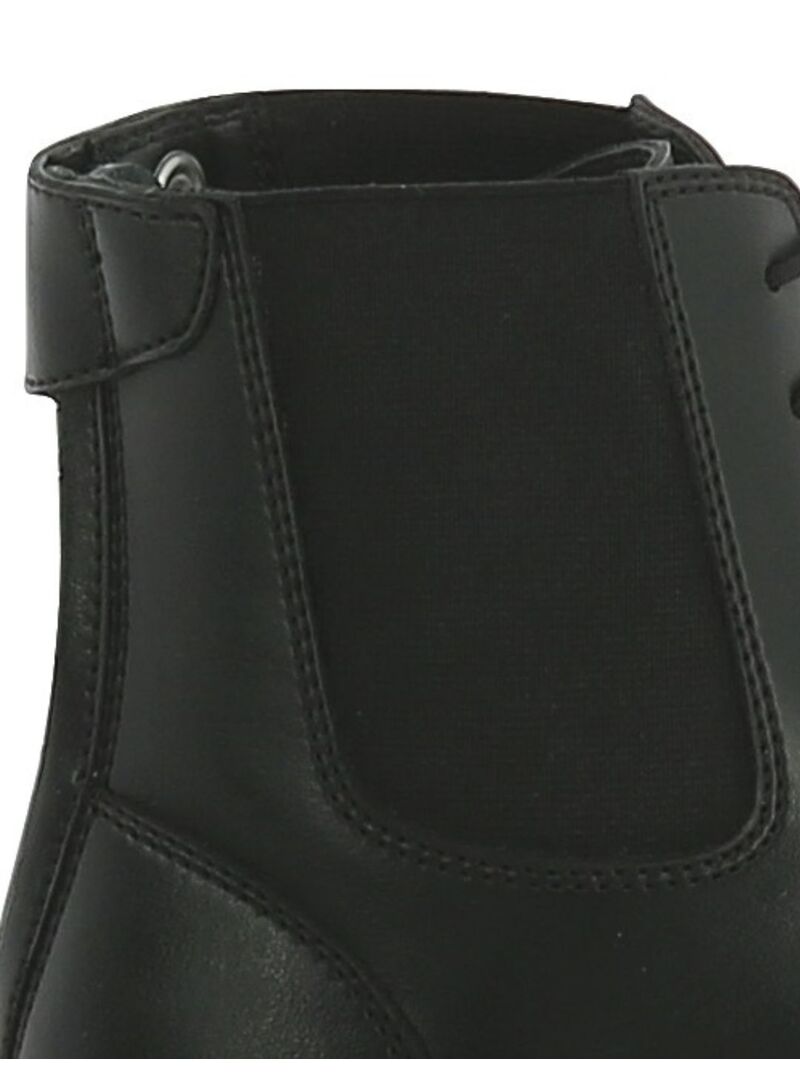 Botines Sintético con Cordones Riding World Negro - Riding World (2)