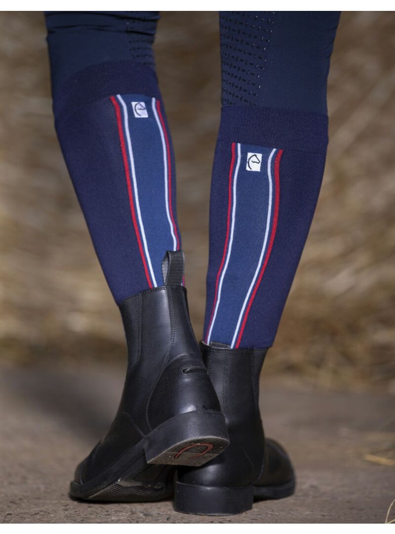 Calcetines Equithème “Classic” Azul/Blanco/Rojo - Equitheme (2)