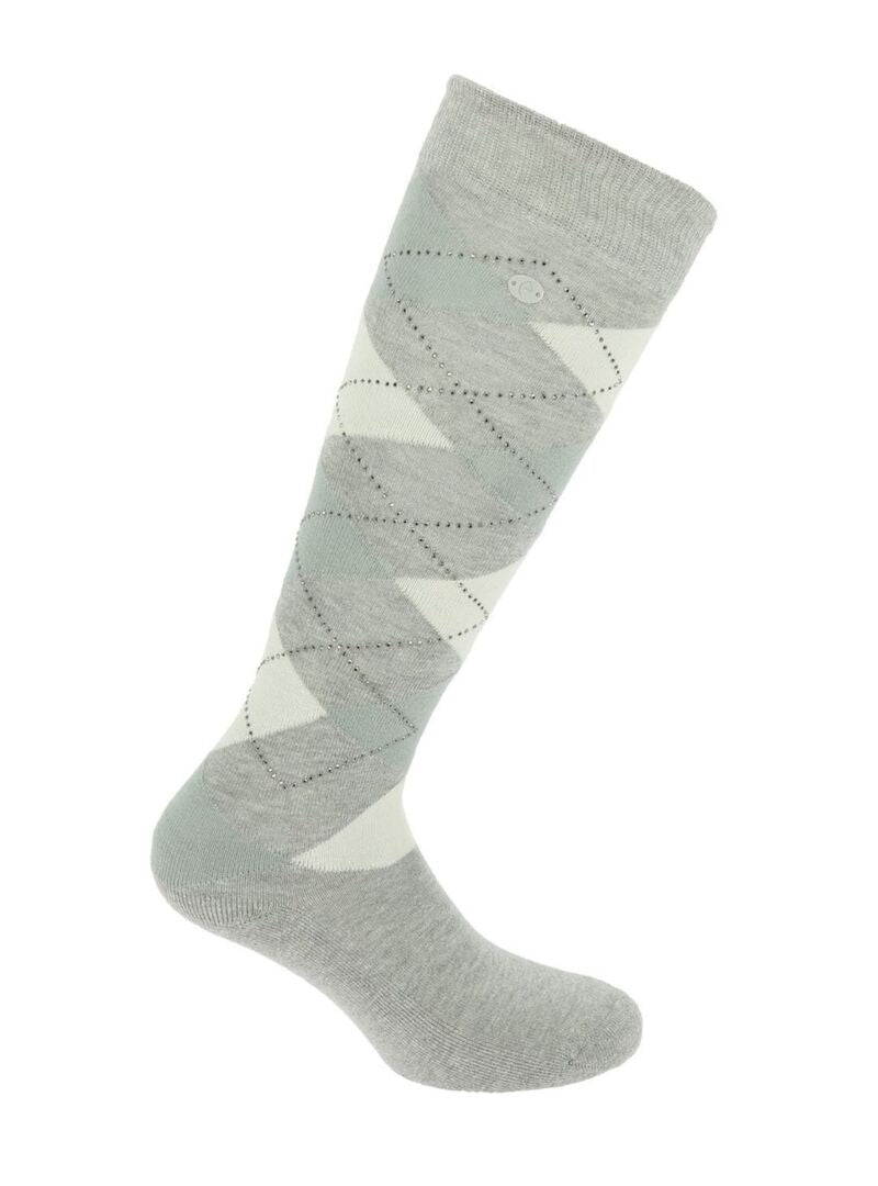 Calcetines Equithème “Girly” Gris/Azul Claro - Equitheme