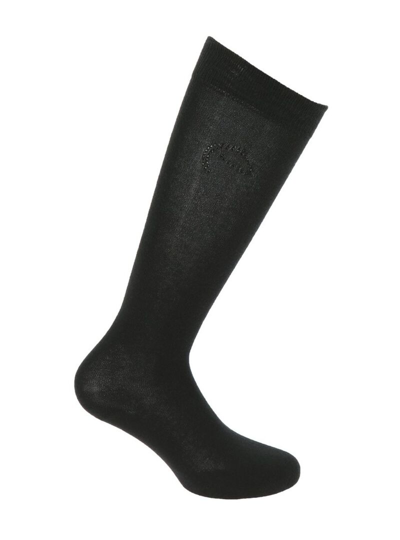 Calcetines Equithème “Logo” Negro - Equitheme