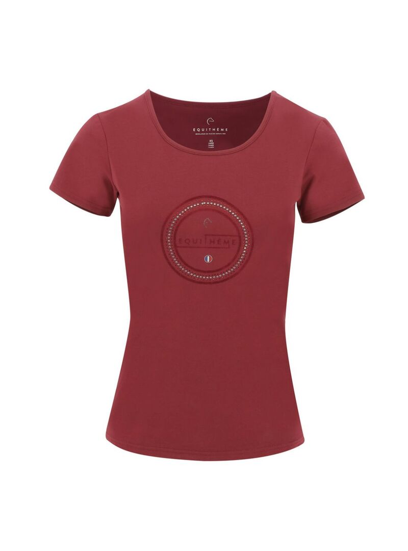 Camiseta Equithème “Anna” Mujer Cereza - Equitheme