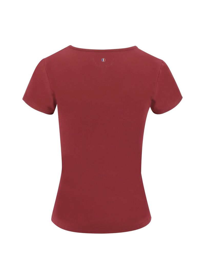 Camiseta Equithème “Anna” Mujer Cereza - Equitheme (2)