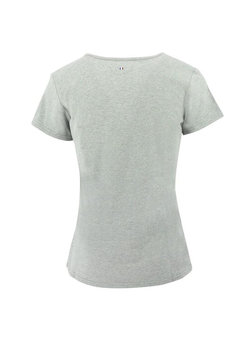 Camiseta Equithème “Anna” Mujer Gris Moteado - Equitheme (3)
