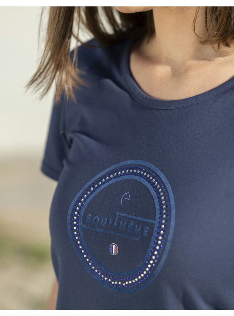 Camiseta Equithème “Anna” Mujer Marino - Equitheme (2)