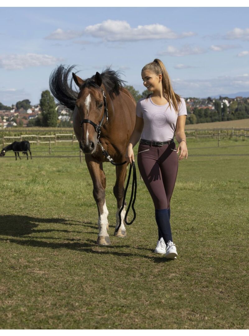 Camiseta Equithème “Anna” Mujer Rosa Jaspeado - Equitheme (3)