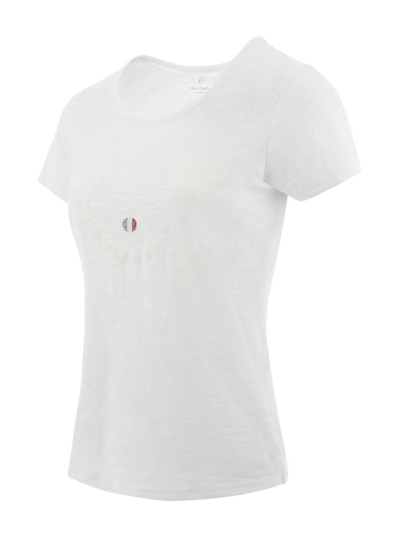 Camiseta Equithème “Claire” Mujer Blanco - Equitheme