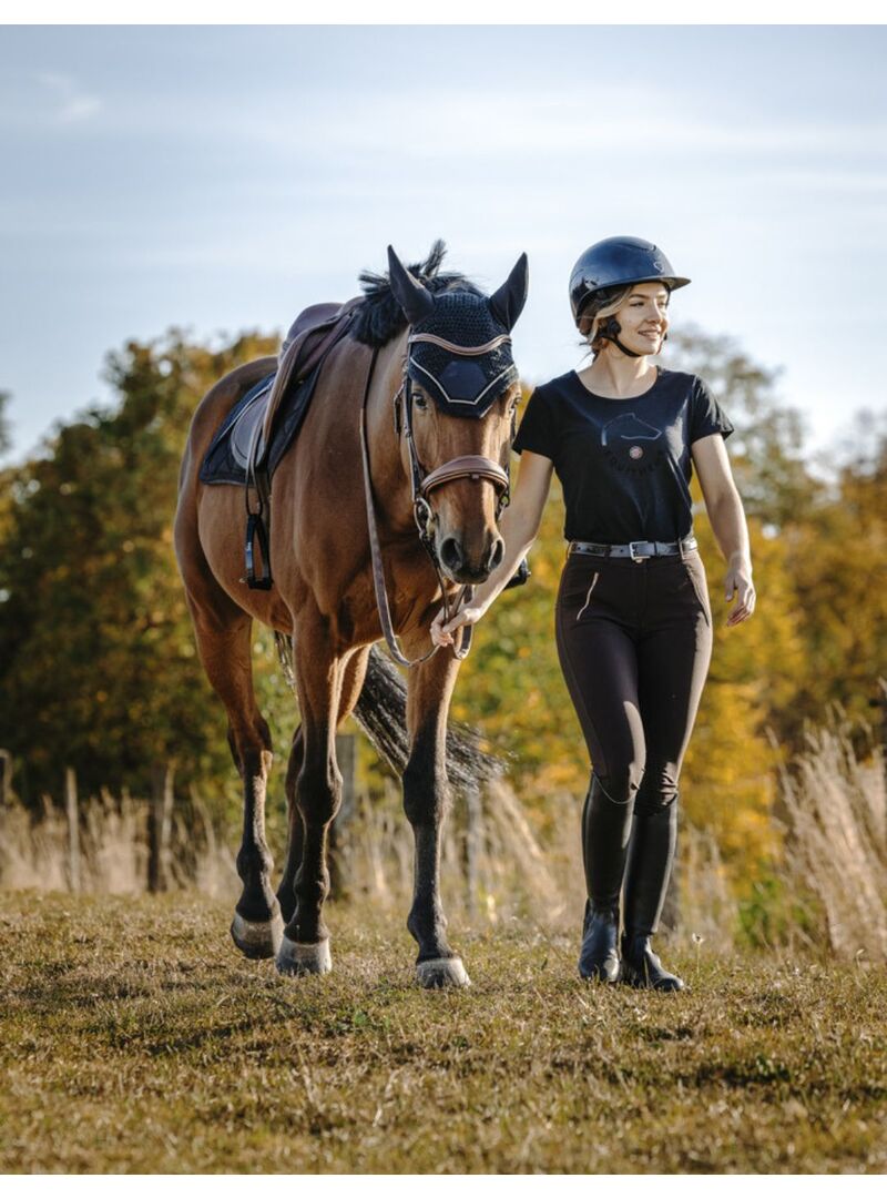 Camiseta Equithème “Claire” Mujer Negro - Equitheme (2)