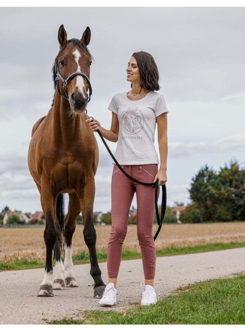 Camiseta Equithème “Magali” Mujer Blanco - Equitheme (2)
