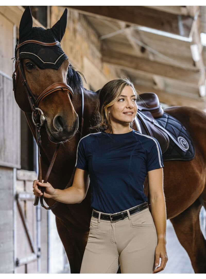 Camiseta Equithème “Marion” Mujer Marino - Equitheme (2)