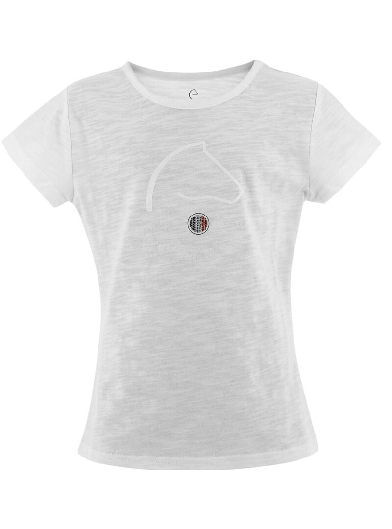 Camiseta Infantil Equithème “Claire” Junior Blanco - Equitheme (2)