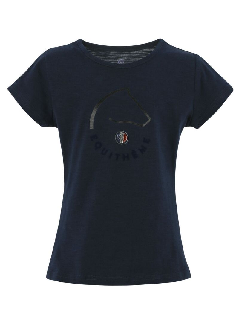 Camiseta Infantil Equithème “Claire” Junior Marino - Equitheme (3)
