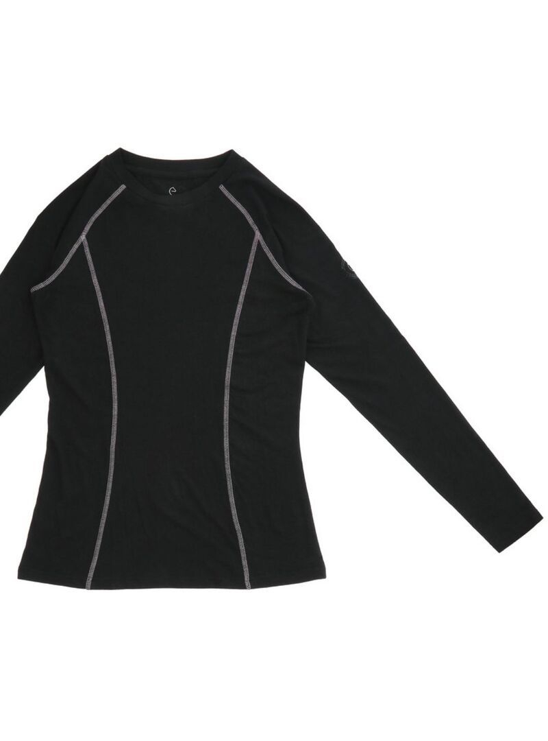 Camiseta Je T’aime Equithème “Stella” Mujer Negro - Equitheme