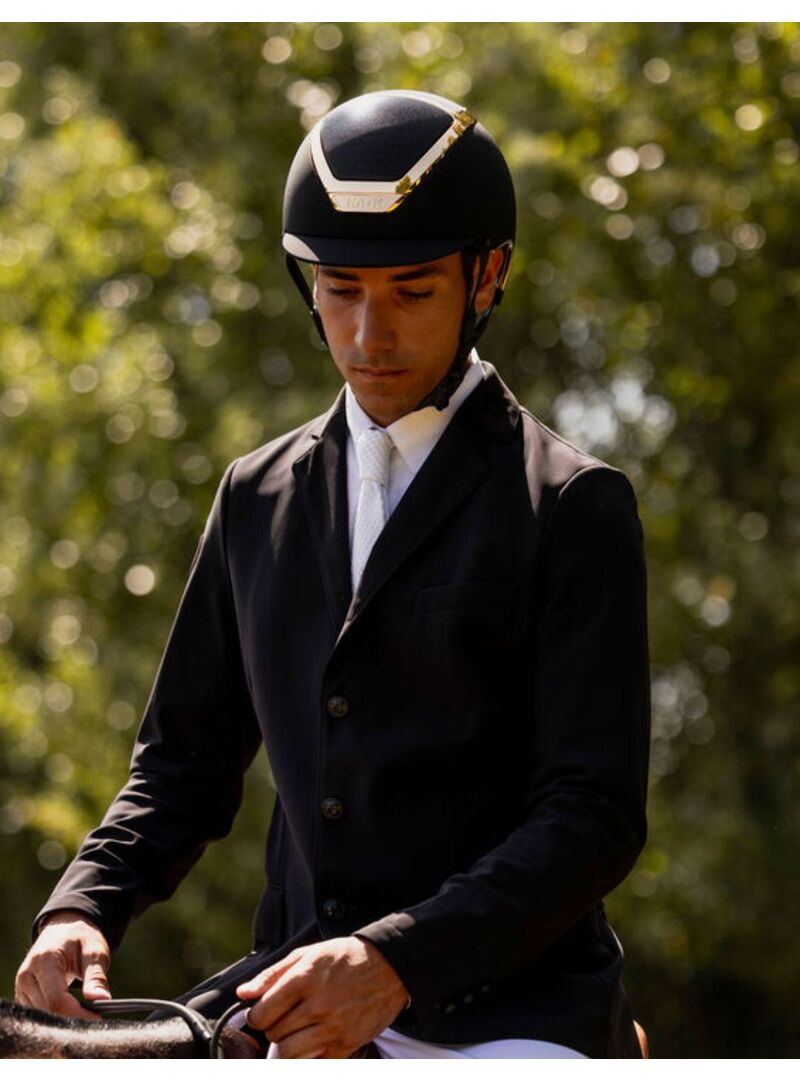 Casco Kask Dogma Chrome Negro/Dorado - Kask (4)