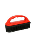 Cepillo Goma Hippotonic para Mantillas Rojo/Negro - Hippotonic