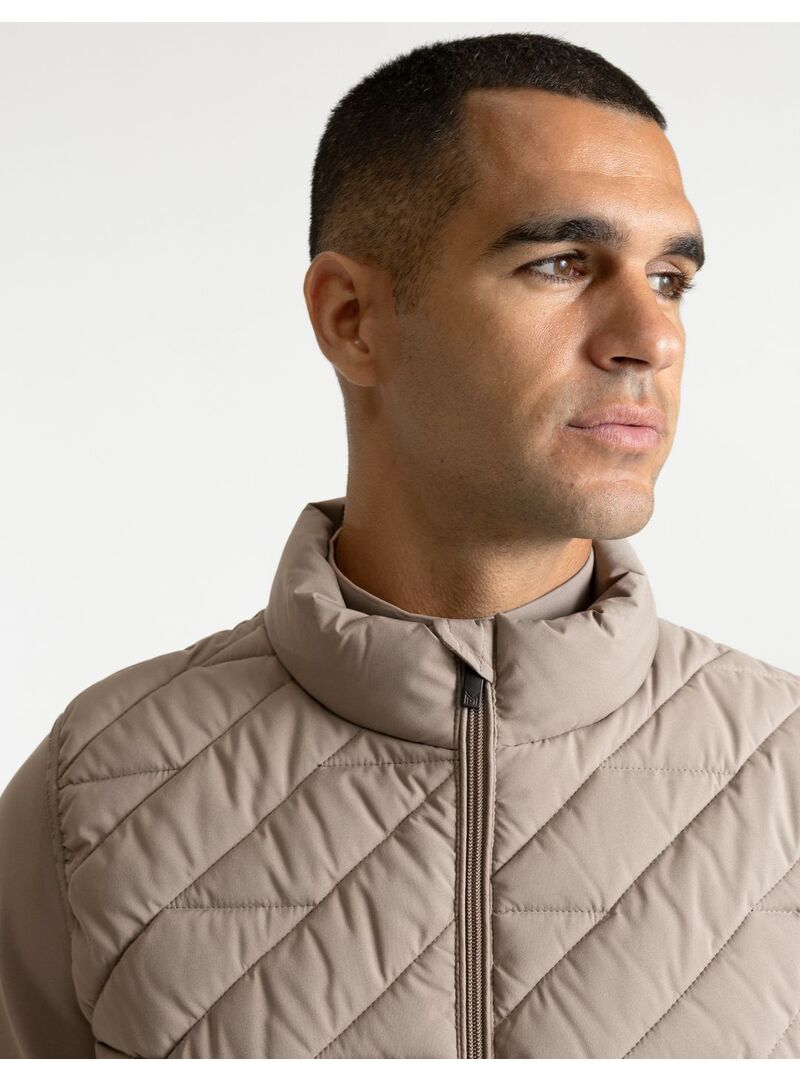 Chaleco Acolchado Zenith Hombre Maximilian Taupe - Maximilian (10)