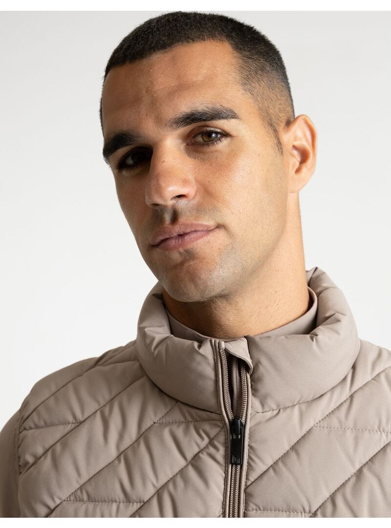 Chaleco Acolchado Zenith Hombre Maximilian Taupe - Maximilian (8)