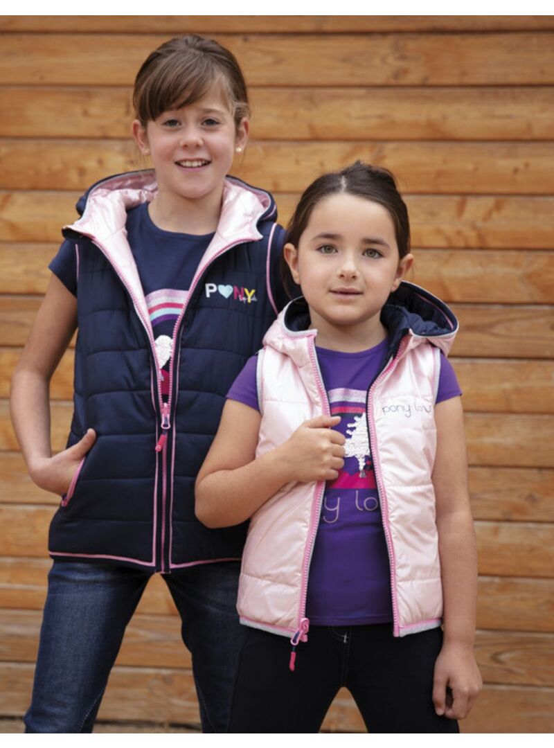 Chaleco Reversible Equi-kids “Jade” Junior Marino - Equitheme (7)