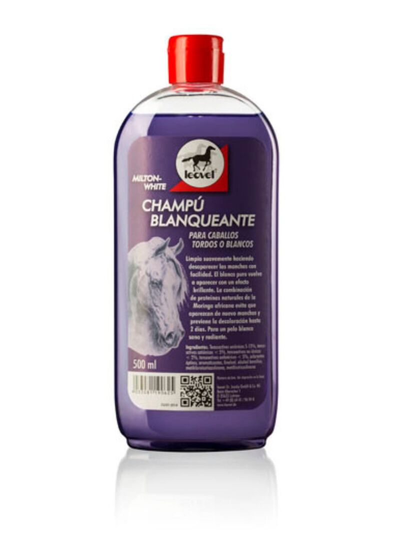 Champu Leovet Blanqueante para Caballos Tordos - Leovet
