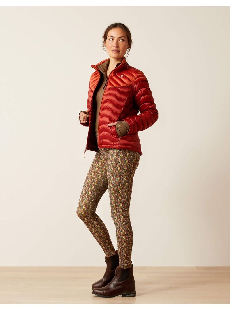 Chaqueta Ariat Ideal Down Mujer Red Ochre/Burnt Brick - Ariat (2)