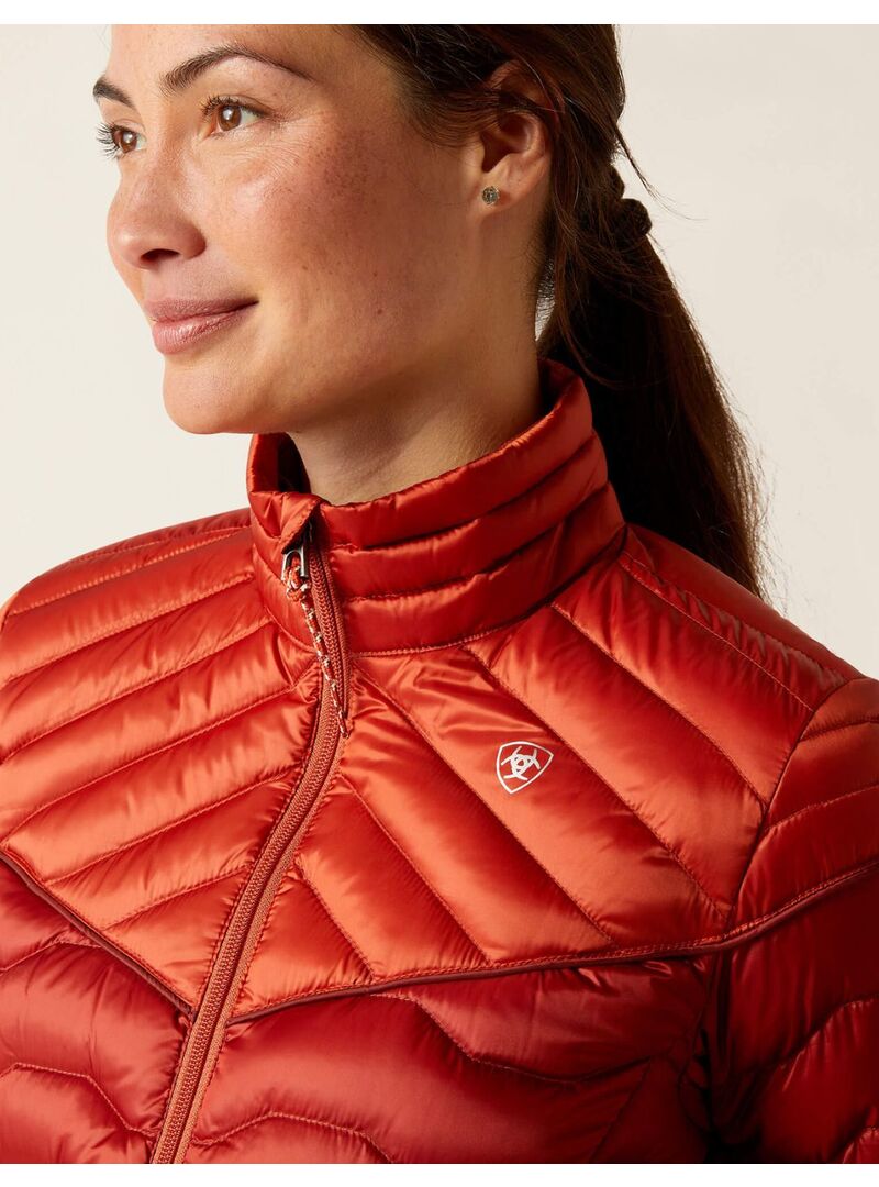 Chaqueta Ariat Ideal Down Mujer Red Ochre/Burnt Brick - Ariat (3)