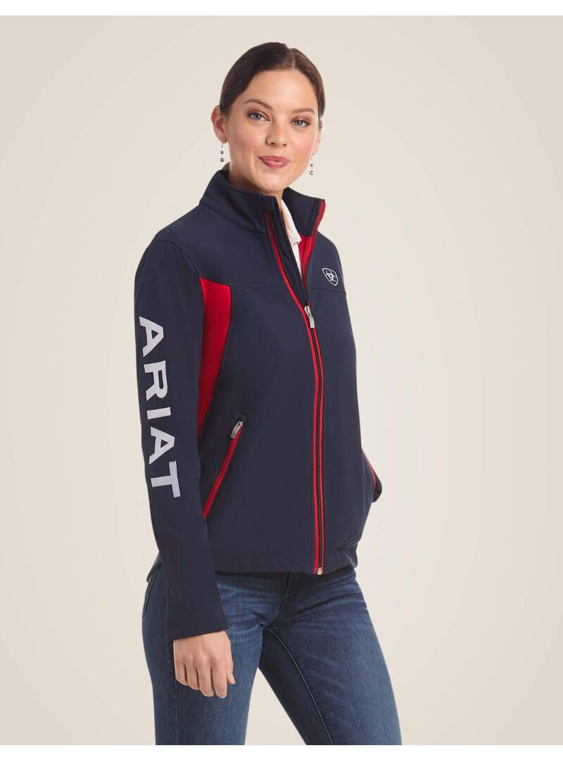 Chaqueta Ariat New Team Softshell Mujer Marino - Ariat