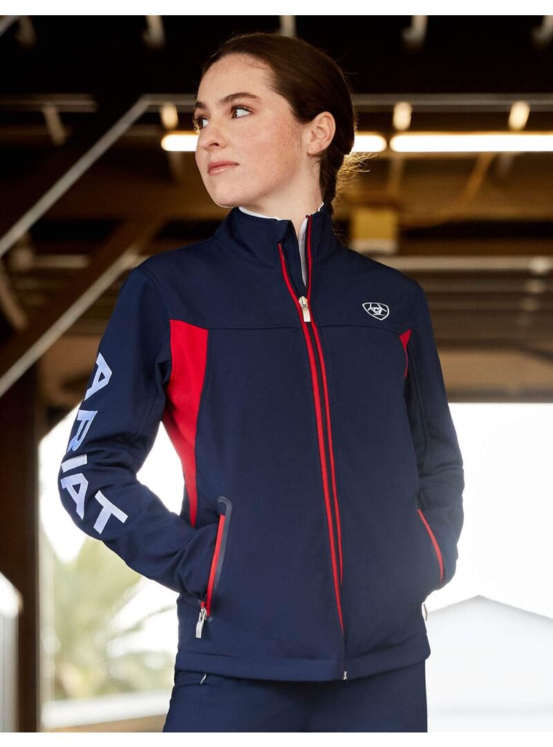 Chaqueta Ariat New Team Softshell Mujer Marino - Ariat (5)