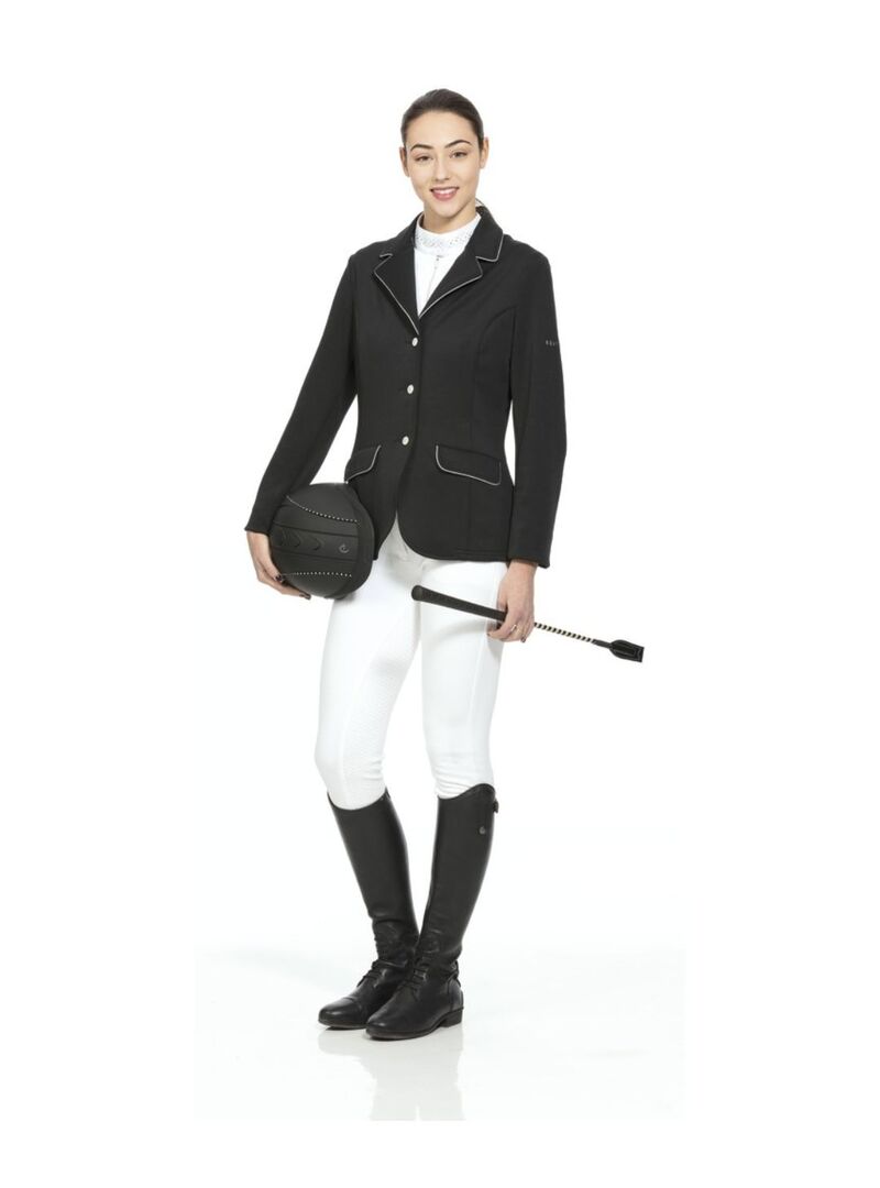 Chaqueta de Concurso Equithème “Soft Classic” Mujer Negro/Gris - Equitheme (2)
