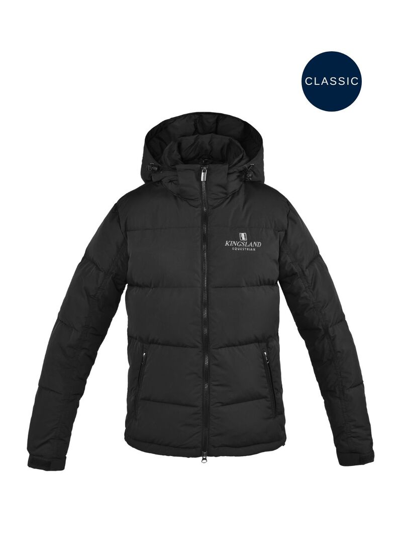 Chaqueta de Plumas con capucha Kingsland Classic Unisex Negro - Kingsland