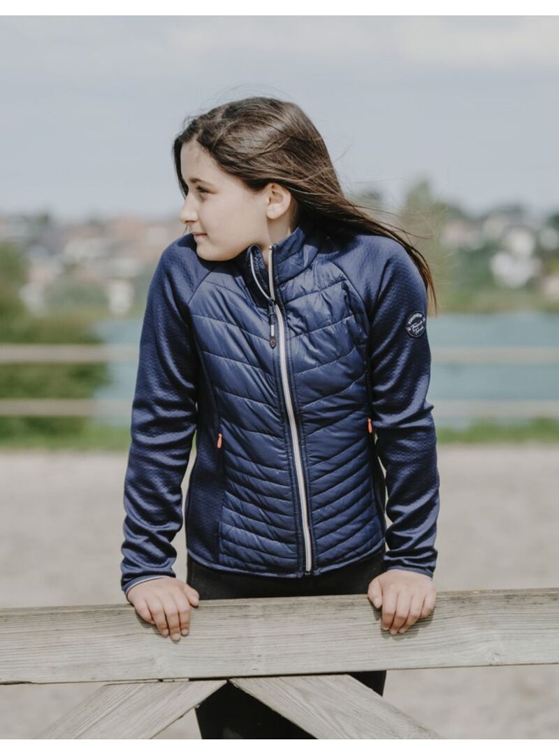 Chaqueta Híbrida Equithème “Olivia” Junior Marino - Equitheme (2)