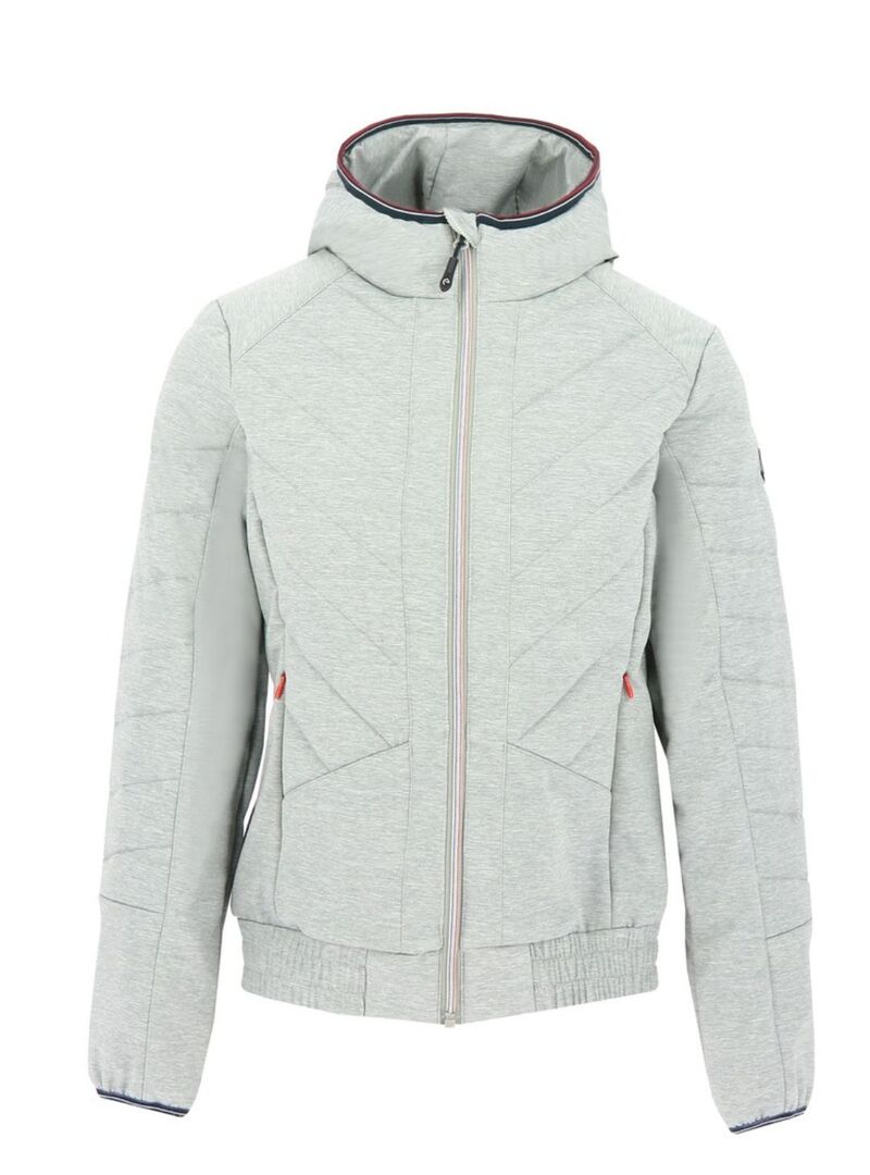 Chaqueta Softshell Equithème “Mona” Mujer Gris Chino - Equitheme (2)