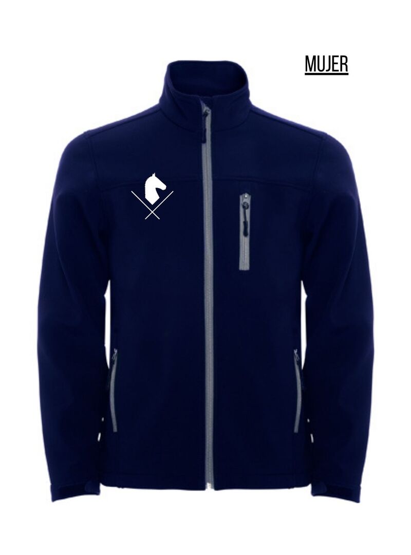 Chaqueta Softshell sin Capucha Mujer Rías Baixas Marino - Tuxe Clubs