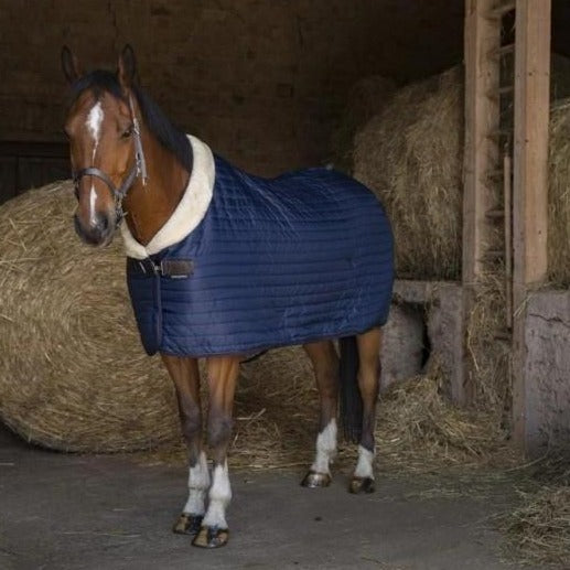 Manta de cuadra Teddy Equi-Theme forrada de borreguillo sintético